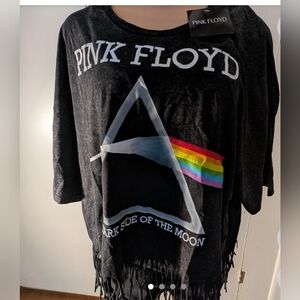 Pink Floyd Dark Side Of The Moon Charcoal and Black Apparel Size 3XL